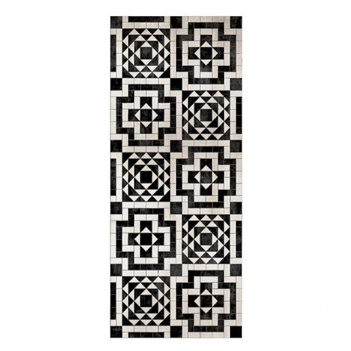 베이자플로우 지오메트릭 PVC 러그 - Geometric Tile, 80x195cm(예약판매/선주문후 50일 소요)