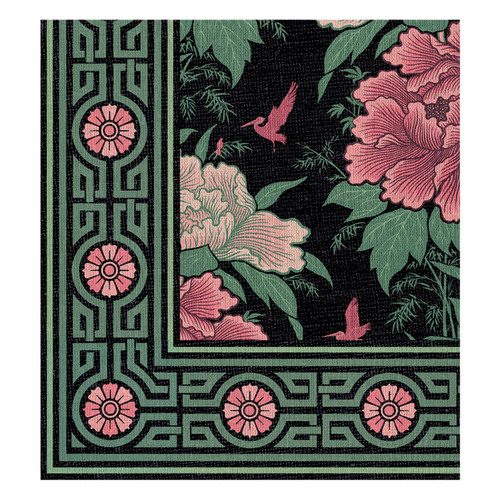 베이자플로우 블루민 마블러스 브러쉬 그린 PVC 러그 - Bloomin’ Marvellous Blush Green, 60x180cm(예약판매/선주문후 50일 소요)